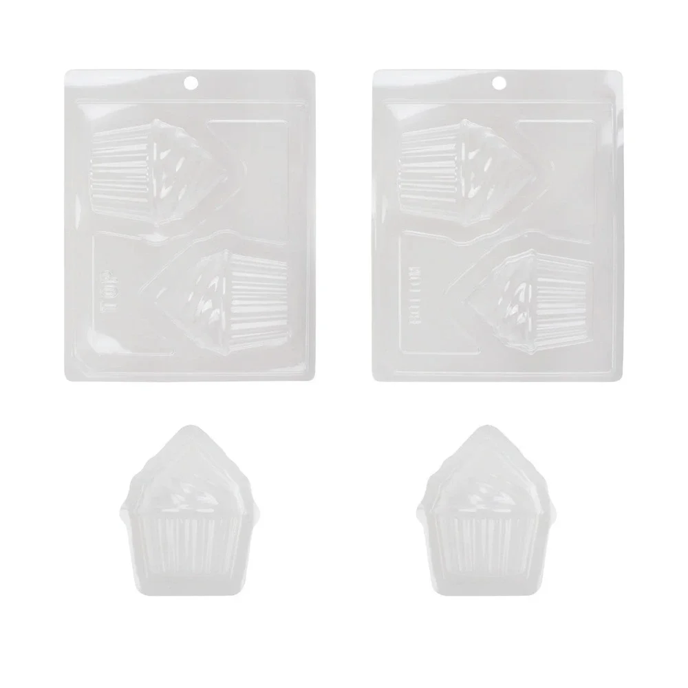 Celebrate It OS Clear Cupcake 3-Part Mold‎ Hot Cocoa Christmas Bomb Maker New
